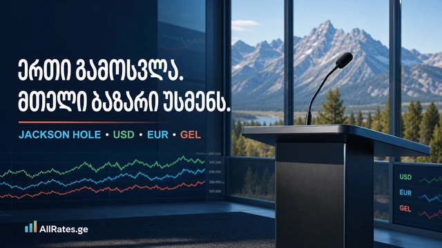 ერთი გამოსვლა, რომელსაც მთელი სავალუტო ბაზარი უსმენს